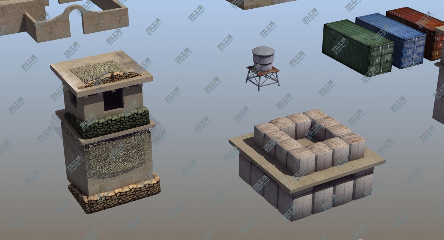 images/goods_img/202104023/Military Infrastructure Set02 3D model/3.jpg